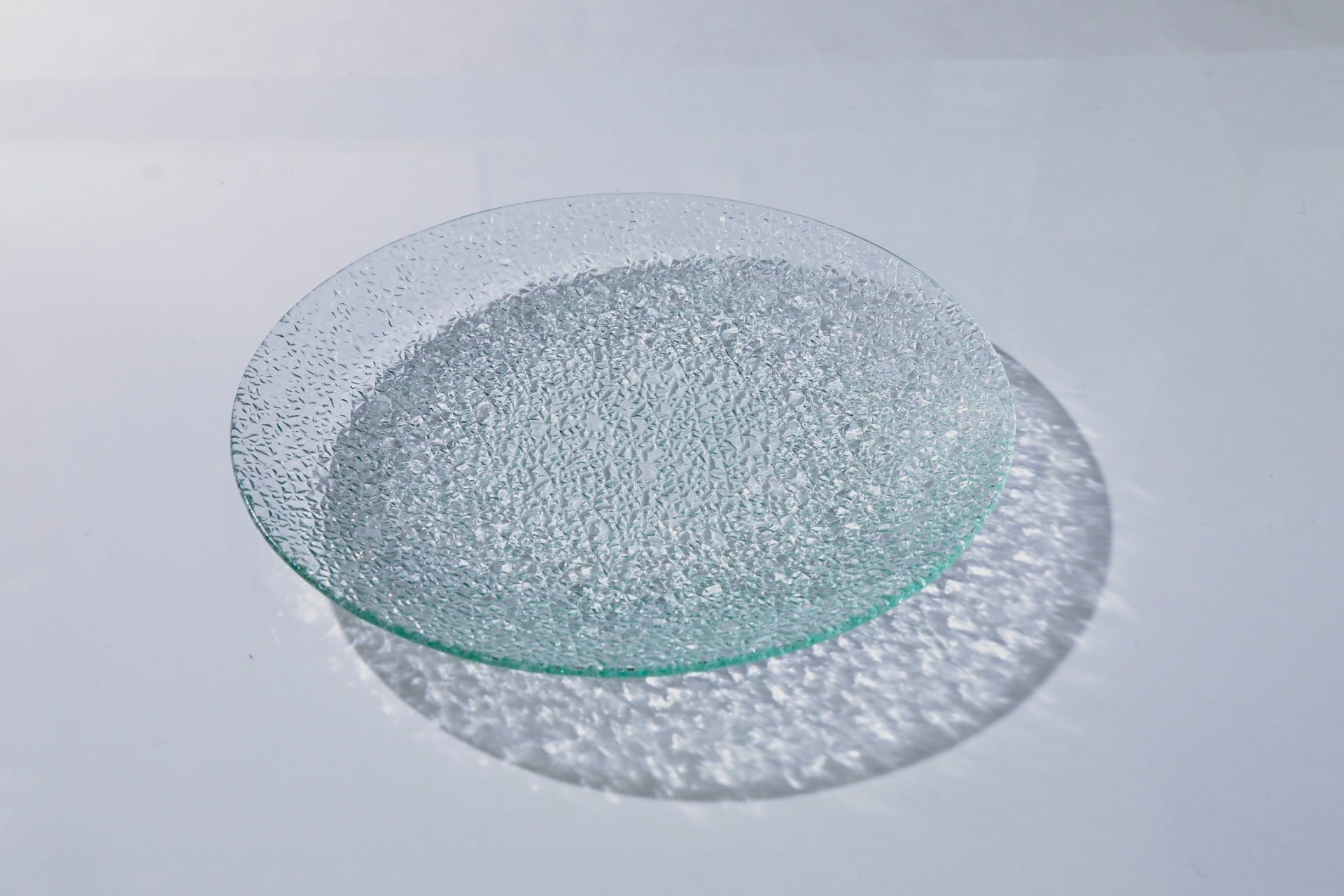 昭和型ガラス「ダイヤ」 皿 円形 大(Φ180mm)