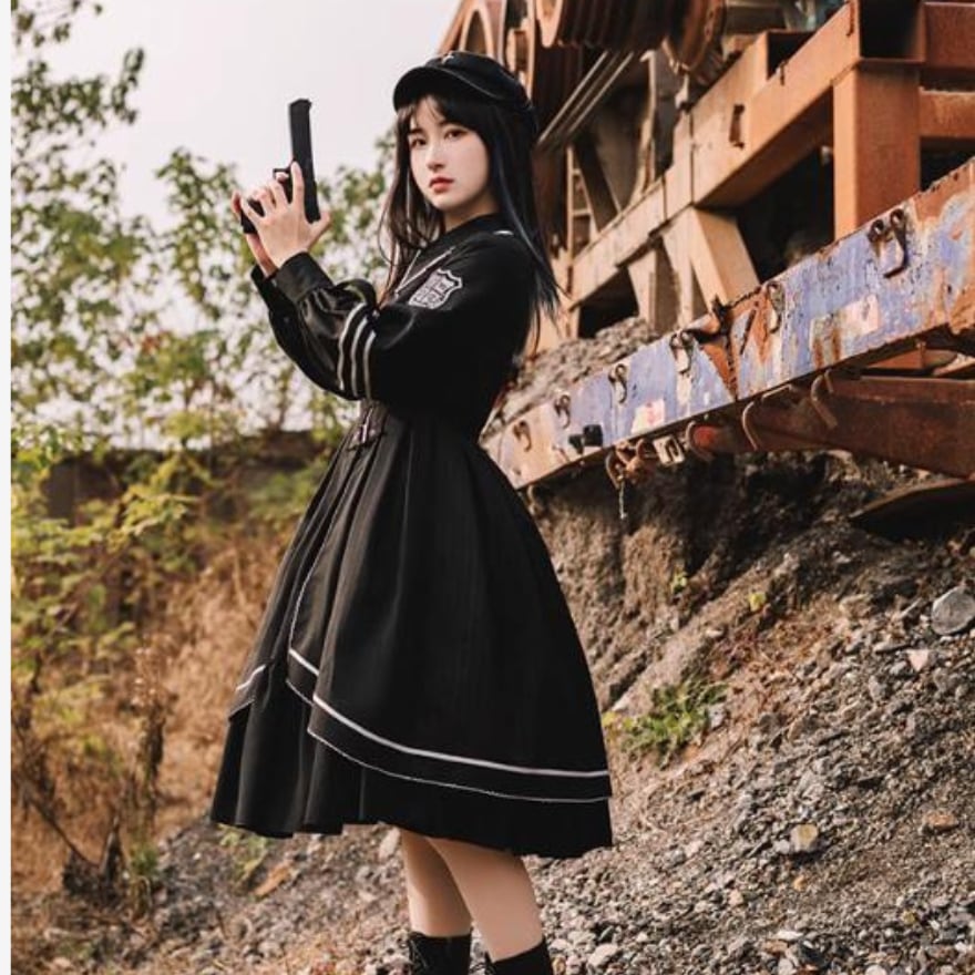 ゴスロリ通販 With U ファッション ロリータ ミリロリ 軍服 マント