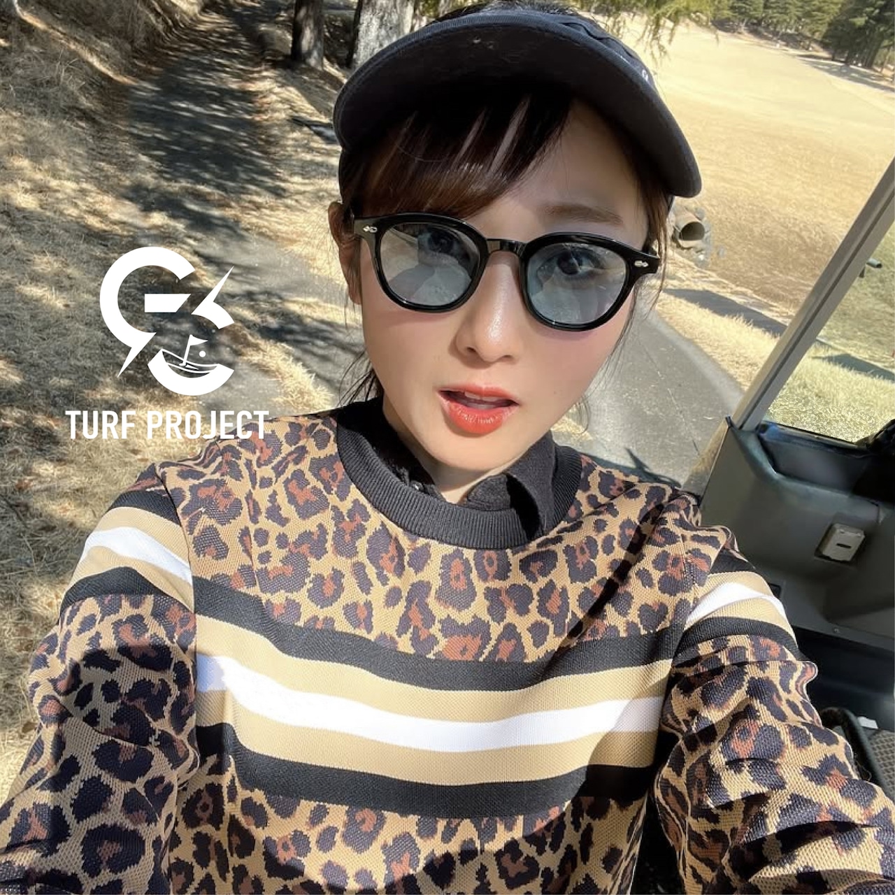 #AIRGRAM / GOLF&CITY 偏光サングラス /(形:ボスリントン 色:ブラック レンズ:ブルー) / TPGC-8031-3