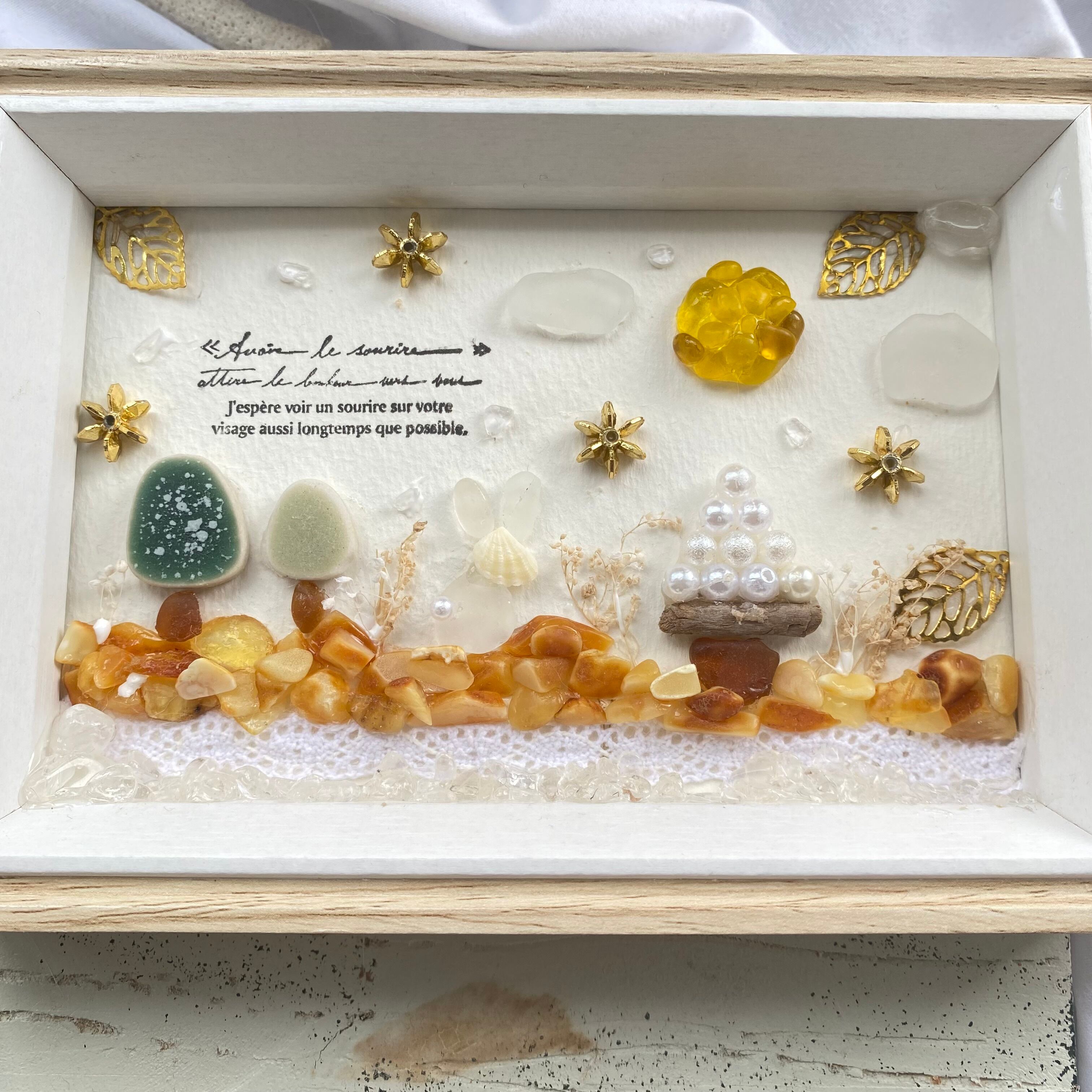 "琥珀たっぷりの秋。お月見団子とうさぎ"