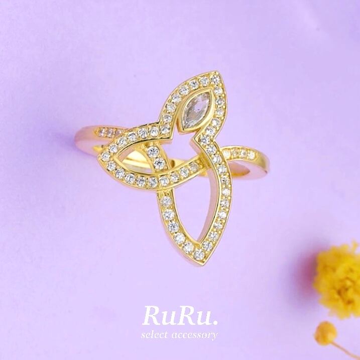 flower lily ring