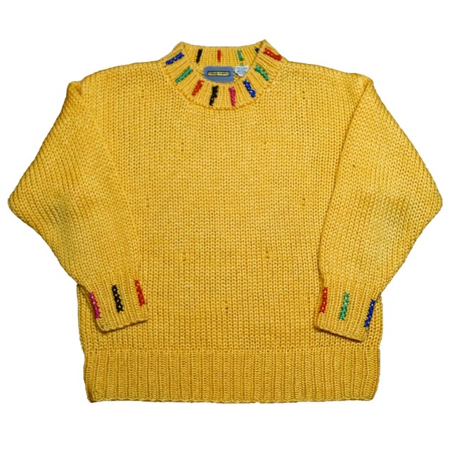 90's ~ acrylic design sweater