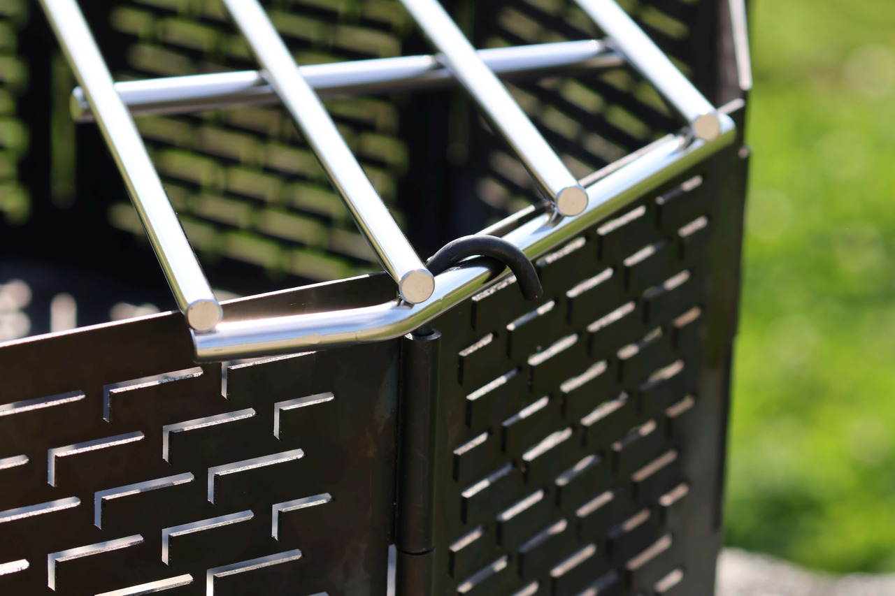 ロダン焚火台対応　ミカヅキロストル “Cour クール”ステンレス（電解研磨）