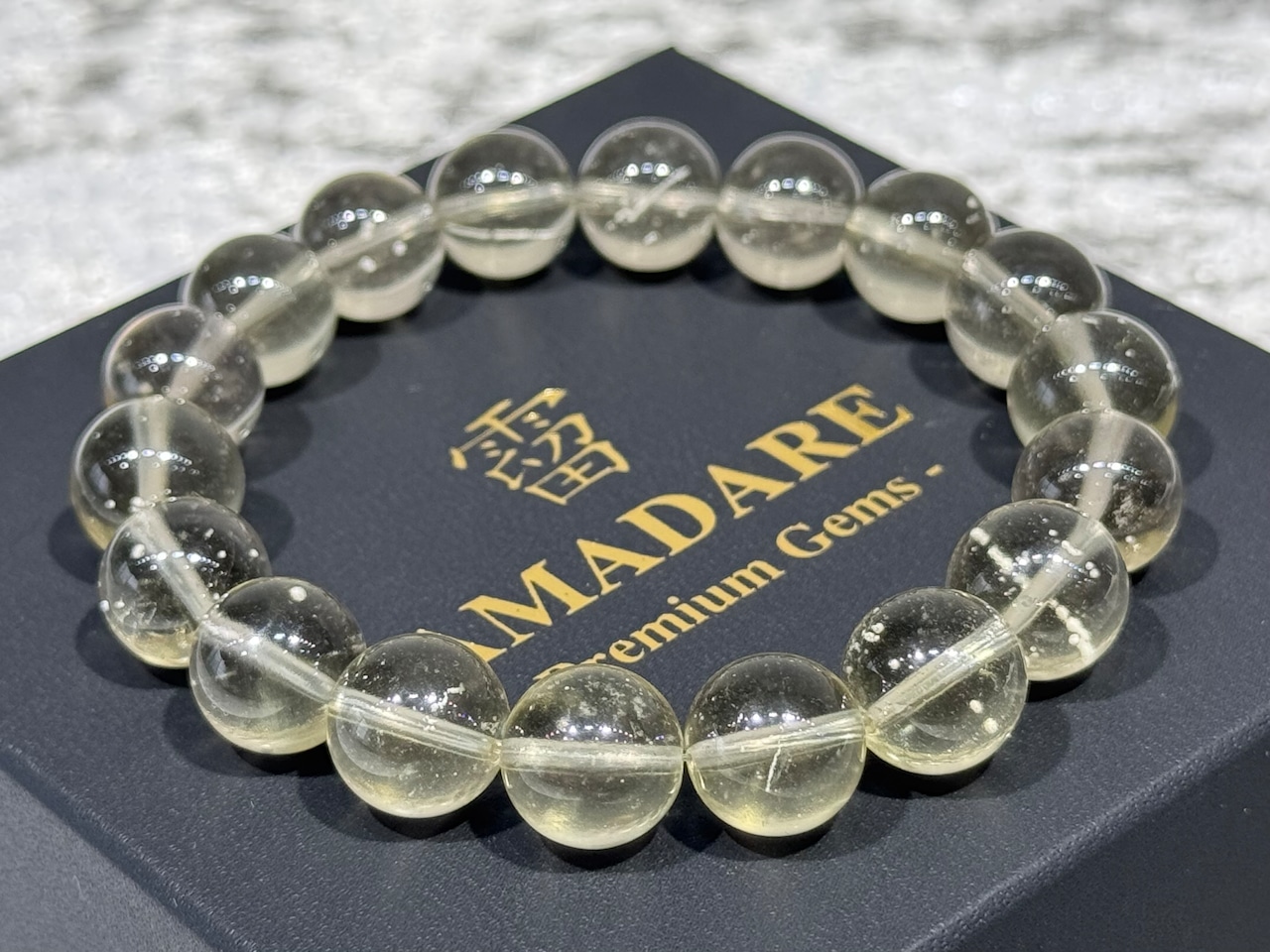 No.588【SS】リビアングラスブレスレット