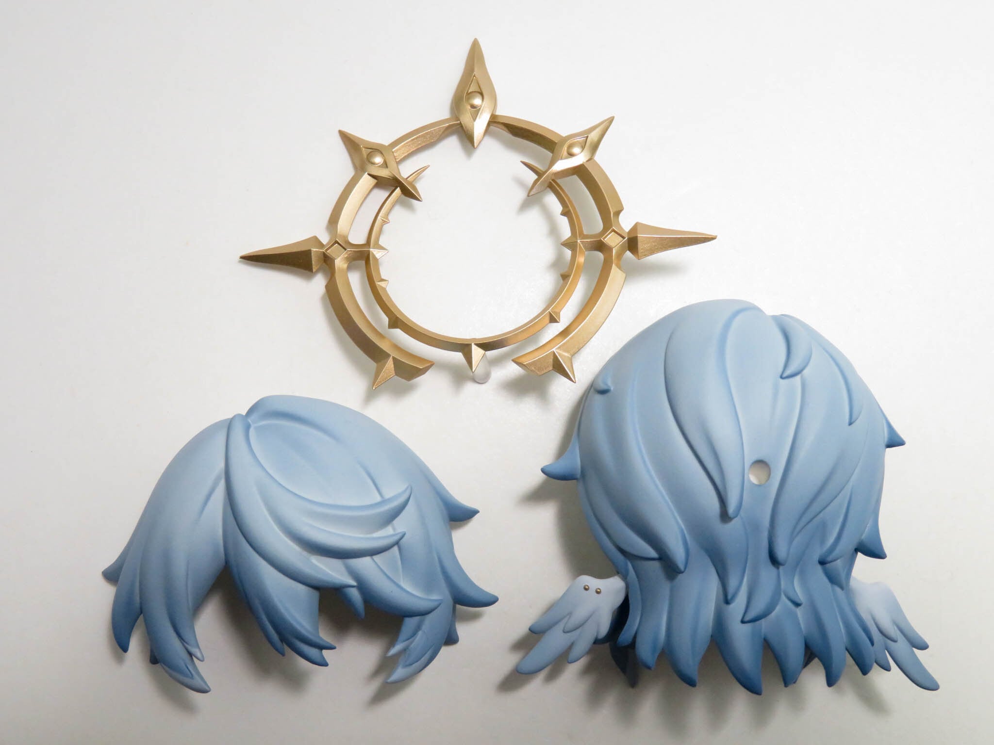 (A-ランク)【2696】 サンデー 髪パーツ セミロング ねんどろいど