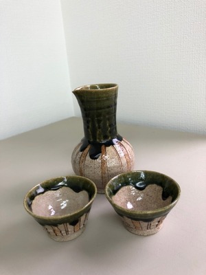 織部　酒器セット