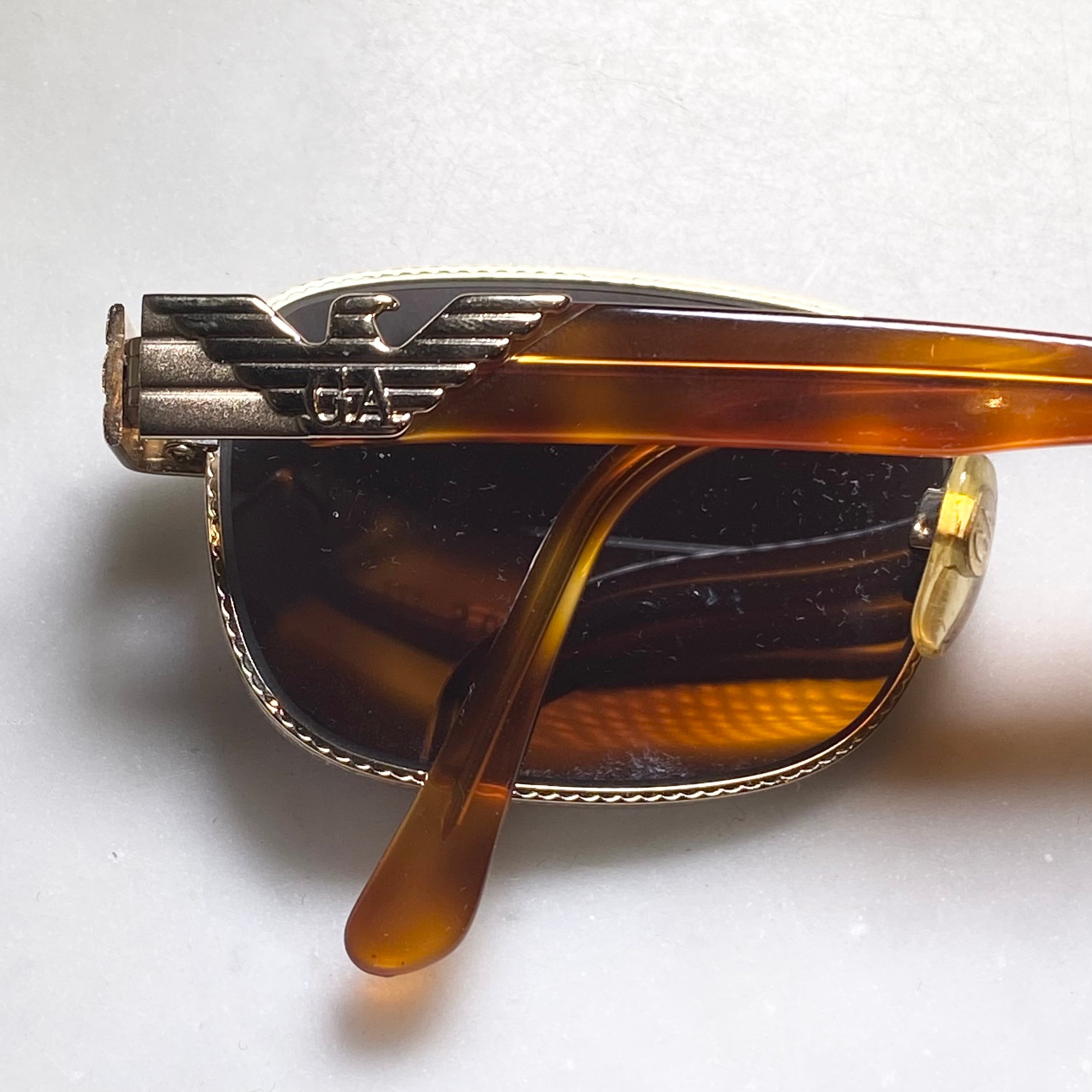 EMPORIO ARMANI square frame glasses “049-S” | NOIR ONLINE