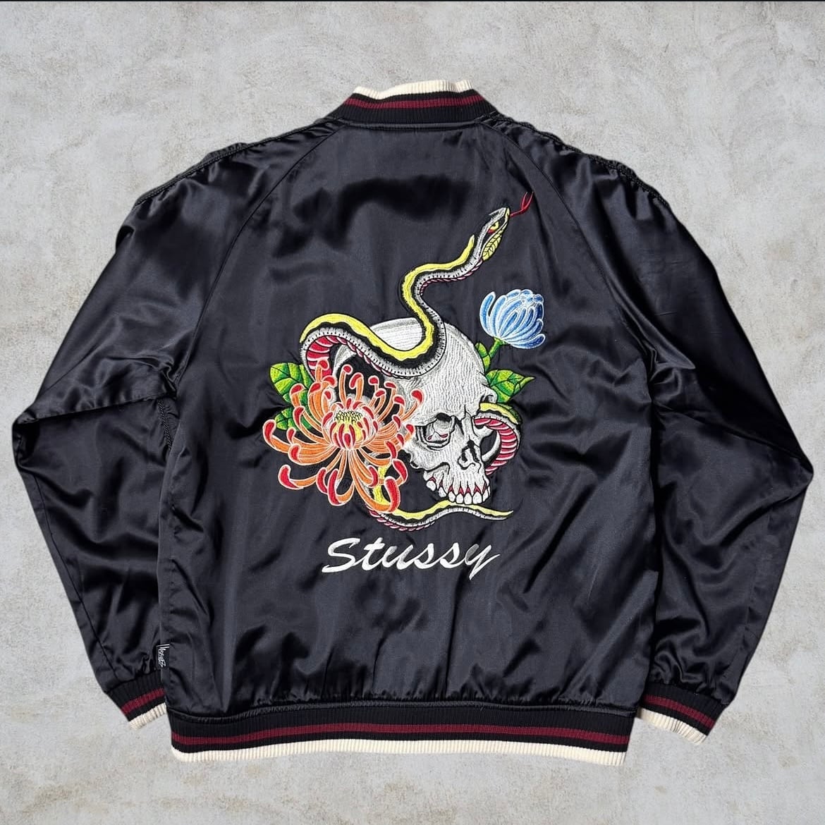 special】00's old stussy Souvenir Jacket “スカジャン”【高円寺本店
