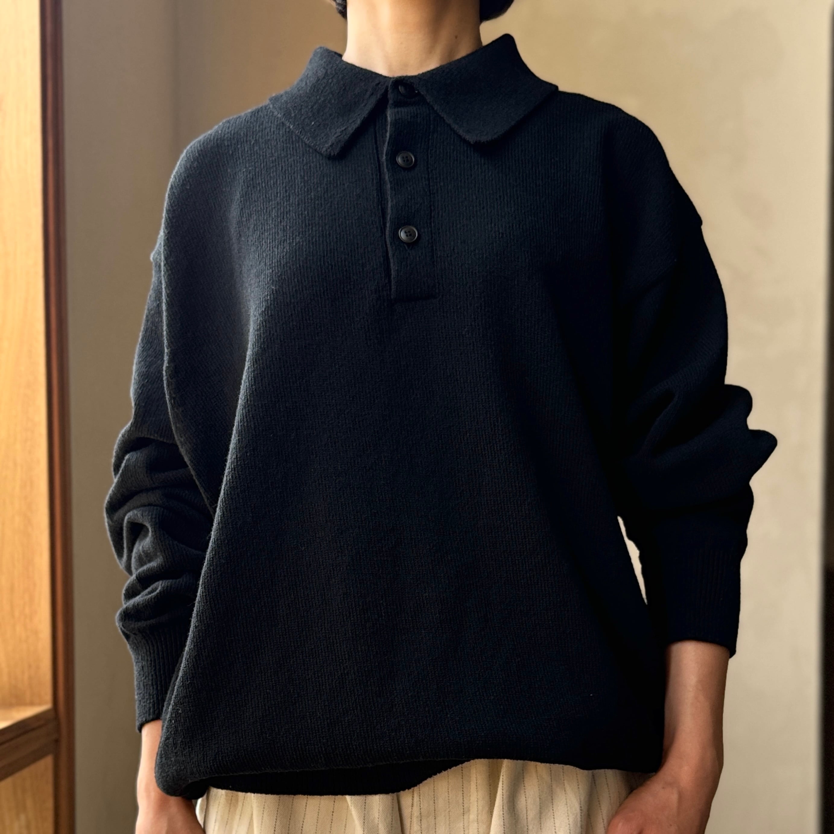 YOKO SAKAMOTO | KNIT POLO