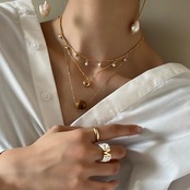 ポイントパールネックレス［GKN050］