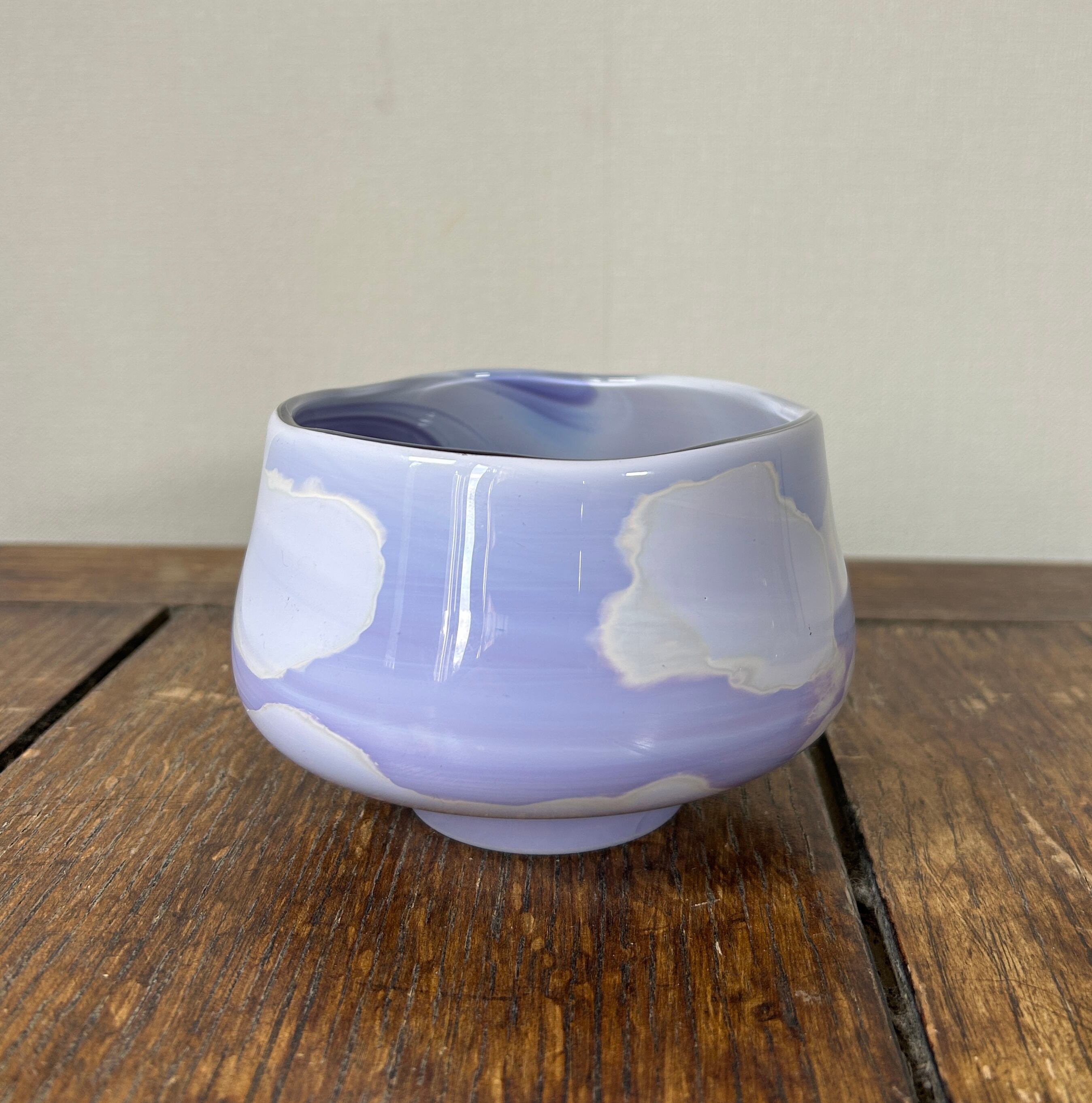 耐熱燿変ガラス 抹茶茶碗 半筒形 燿（たまさか）瑞雲 抹茶茶碗 TPK-CHA