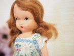 ナンシー・アン 「ストーリーブックドール」 ビスク 花柄ブルー山道リボン 画像6