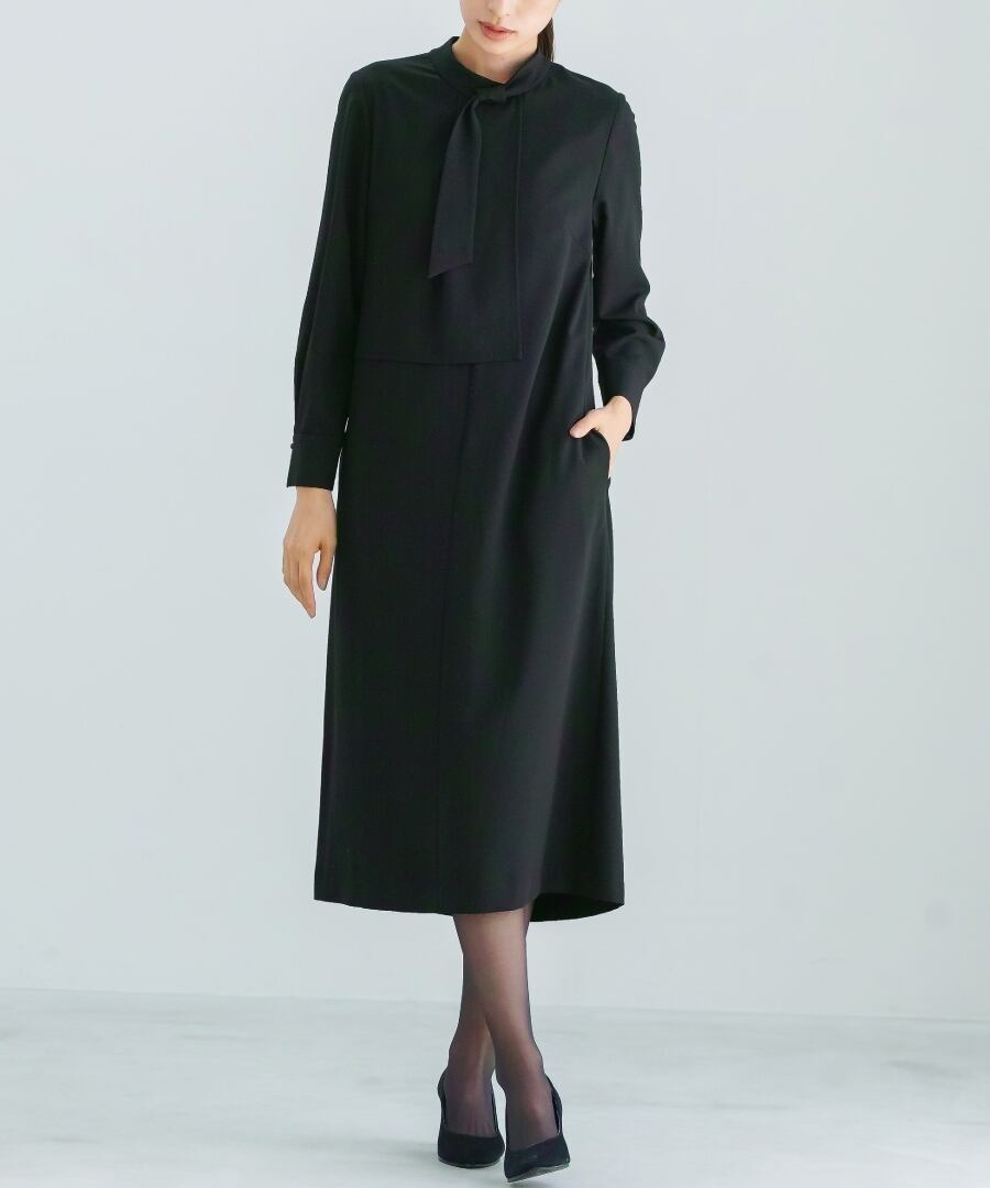 最強配送】喪服・礼服【洗えるフォーマル】アシンメトリーボウタイ 最強配送】喪服・礼服【洗えるフォーマル】アシンメトリーボウタイ
