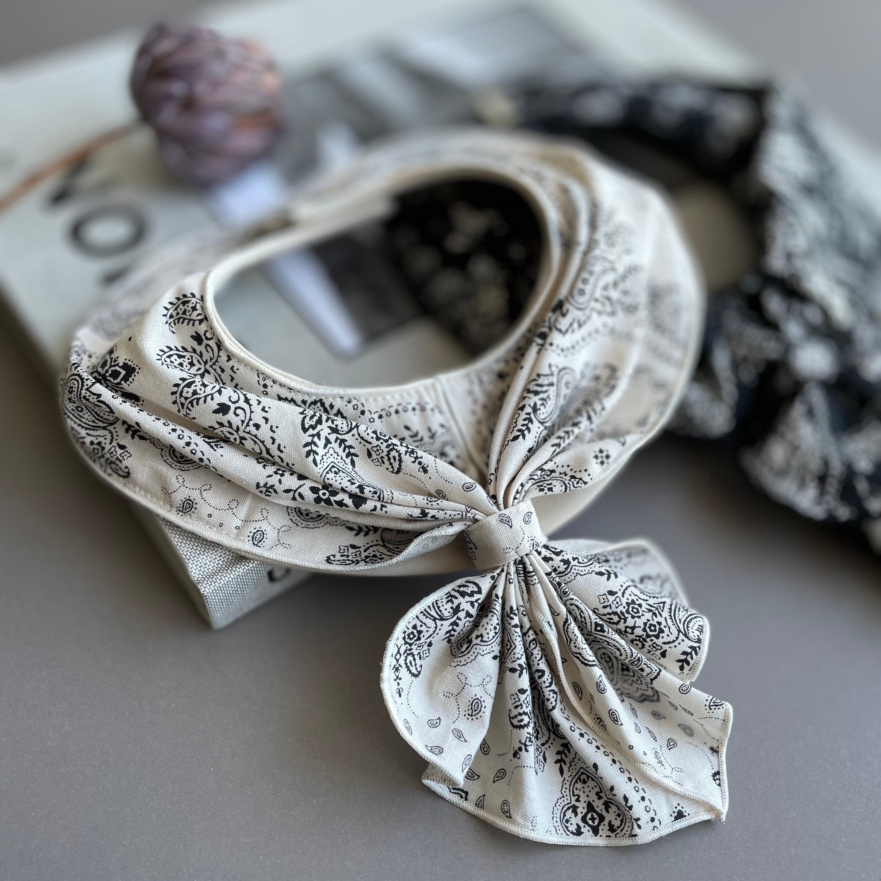 スタイーフ【バンダナ アイボリー】（スカーフみたいなスタイ） | 3