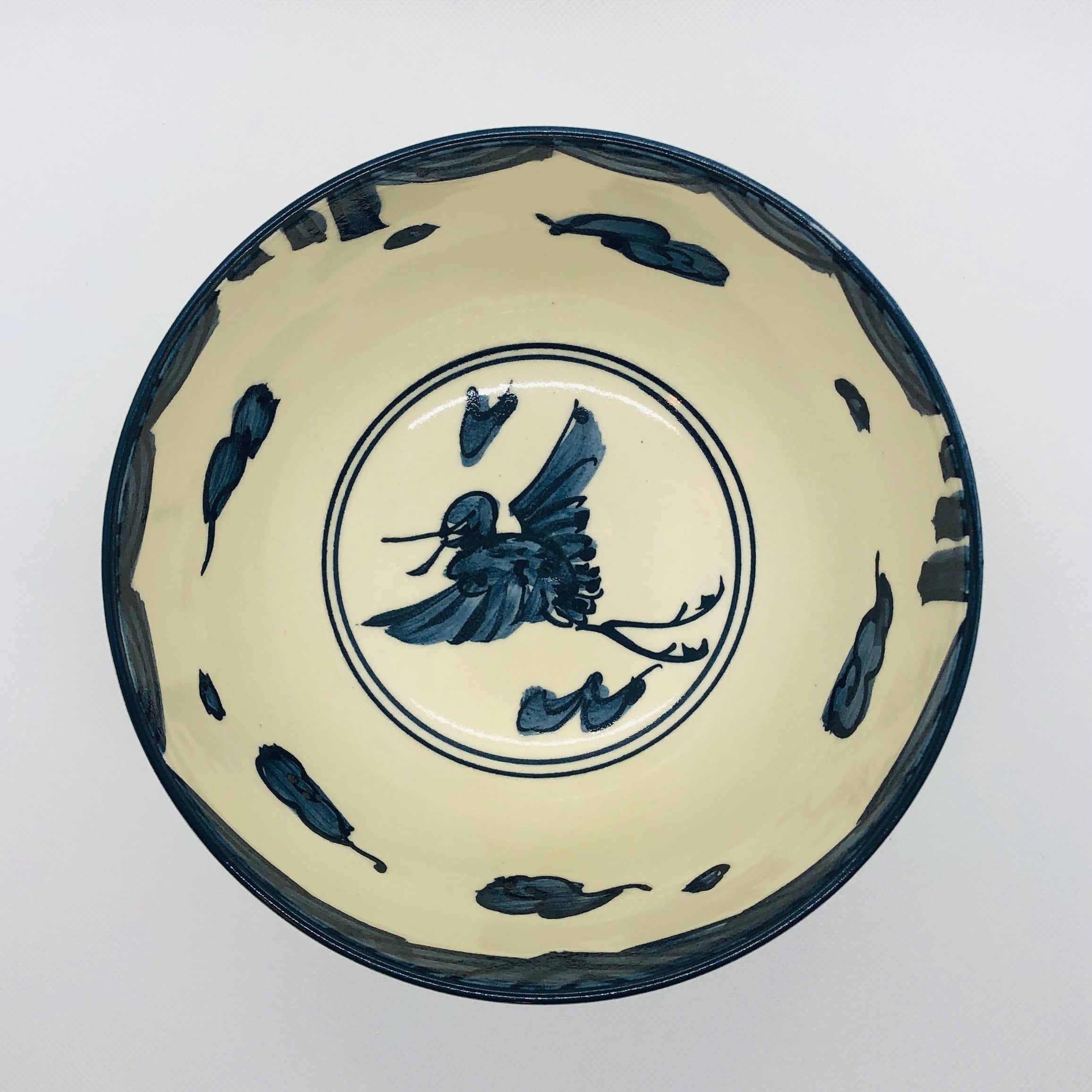 呉須 雲鶴絵 菓子鉢 | 花器茶道具専門店 いたくら