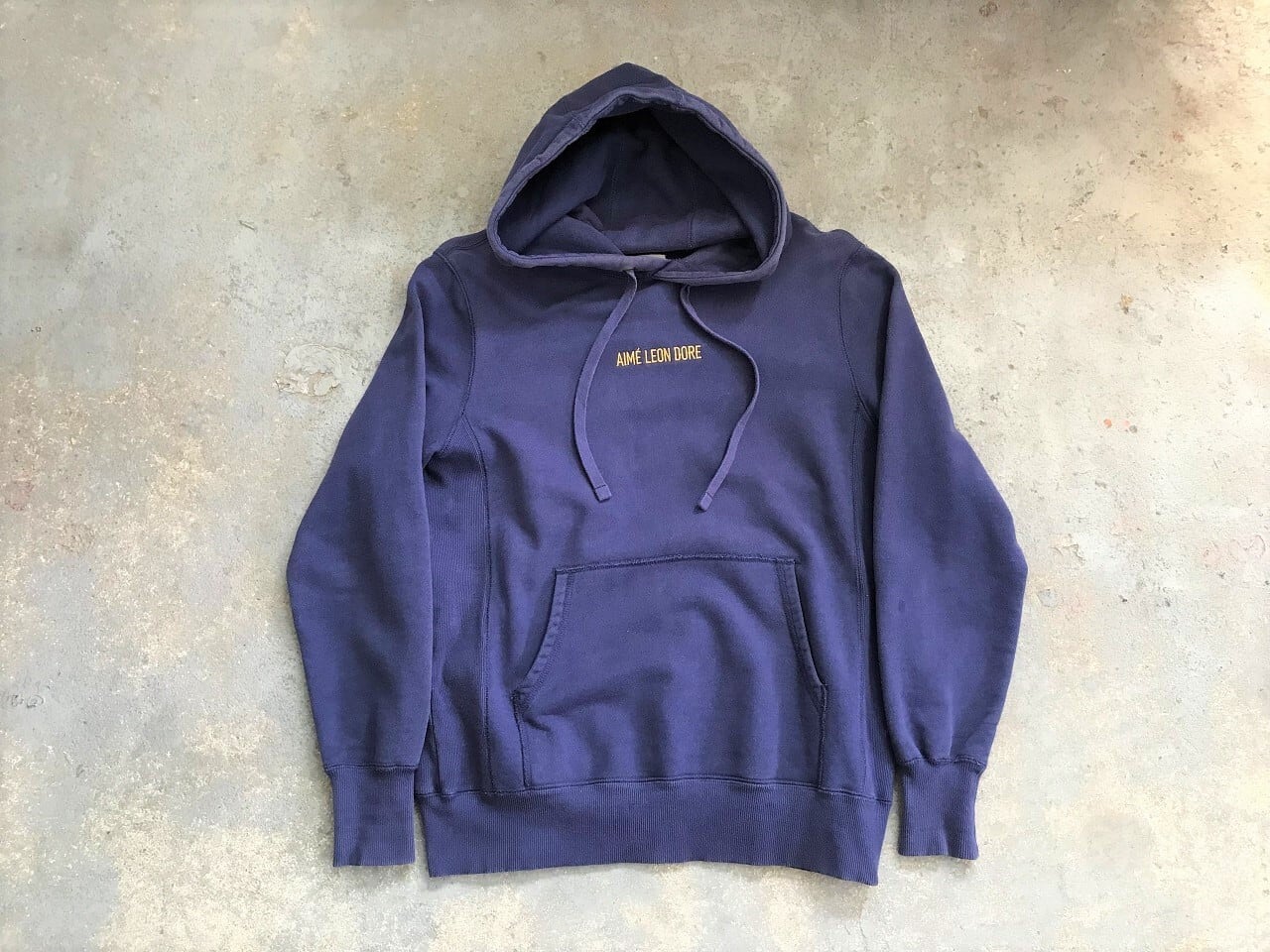 2018 Aimé Leon Dore embroidered logo hoodie MADE IN CANADA