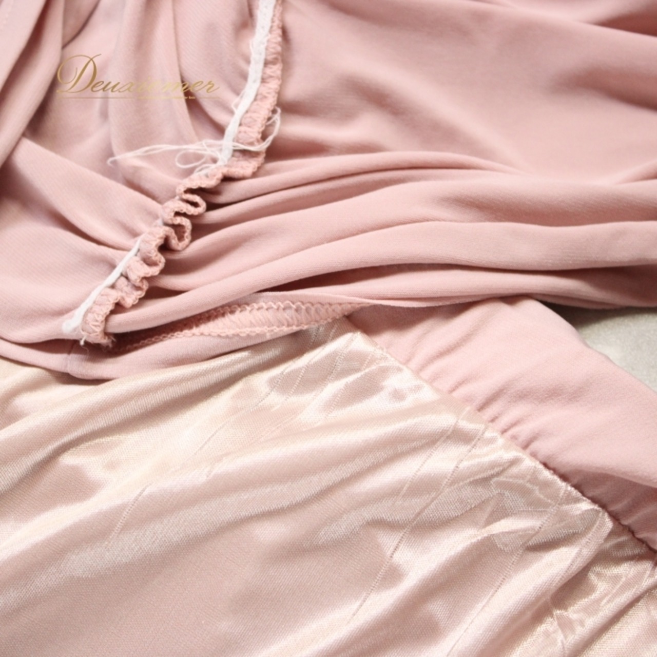 社交ダンス 衣装 スタンダード 上下セット ツーピース レッスンウェア パーティ衣装 Roger 花柄 レース くすみピンク系 シンプル 華やか フェミニン ダンスウェア スカート トップス 花柄 レース素材 ラインストーン 伸縮性 上品 パーティ用 レッスン用 ギャザー ゴムウエスト おしゃれ セットアップ