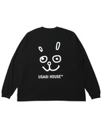 KAKURE USAGI LONG SLEEVE TEE BLACK 2