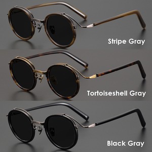 Acetate Metal Sunglasses -oval- / アセテート メタル サングラス -オーバル-