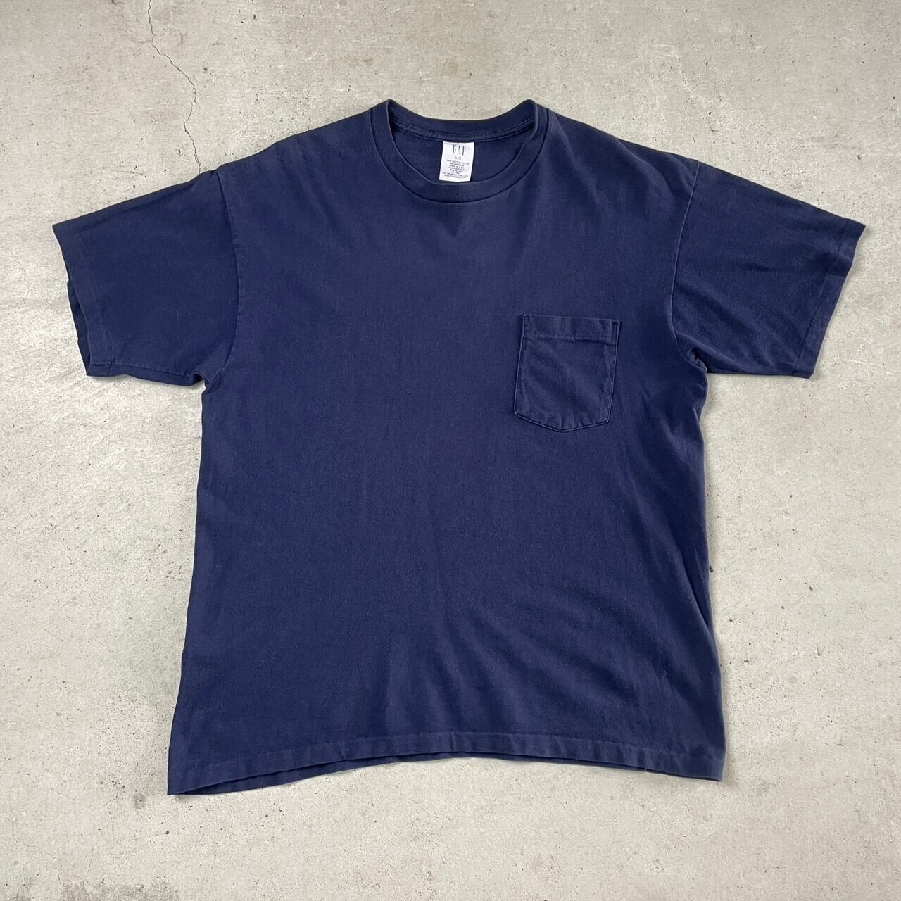 vintage ヴィンテージ GAP ギャップ ポロシャツ 青 ボーダー タオル地 パイル地 S ビンテージ 希少 正規品 古着 カジュアル スポーツ ウェア ドレス ビジネス 90年代 OLD GAP オールドギャップ 鹿の子 ボーダー ポロシャツ メンズL