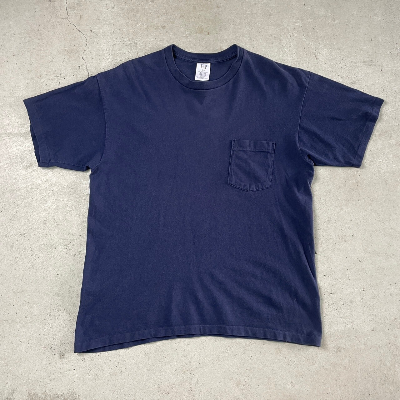 90年代 GAP オールドギャップ USA製 シングルステッチ 無地 ポケットT 