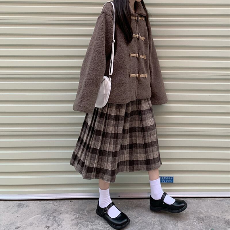 秋冬スーツレディース2020新入生ジャケットジャケットウィンターカレッジスタイルサブスカート暖かいツーピーススーツ 萌量不足35535293819