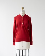 〈Hermès〉Collared Knit Sweater