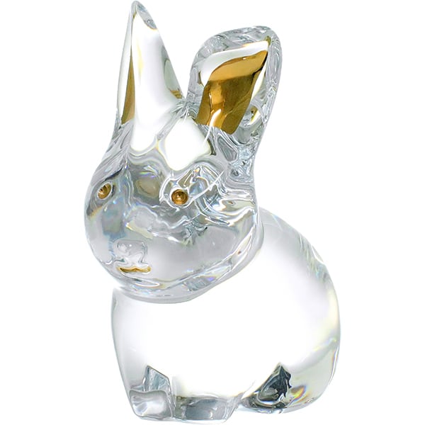 New BACCARAT バカラ ミニマルズ フクロウ ラビット 置物 オブジェ 2点