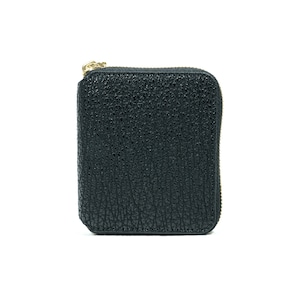 KUBERA9981「SHARK KUROZANKAKU」ROUND ZIP MINI WALLET <BLACK>