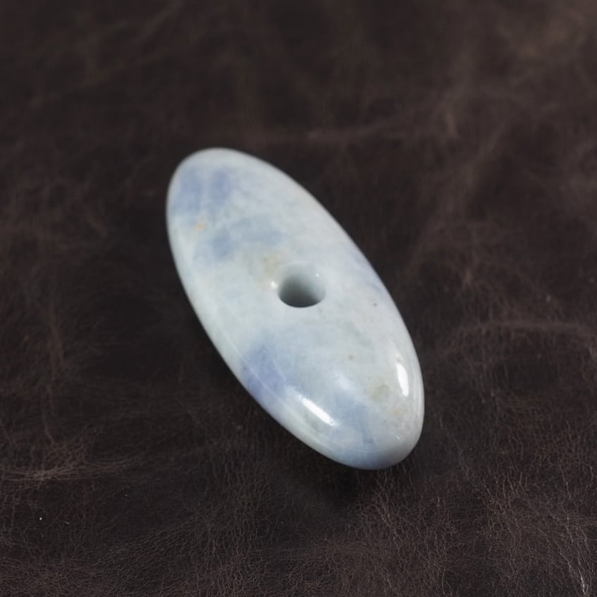 糸魚川翡翠 大珠 青海 ラベンダー 58mm Lavender jadeite Taishu