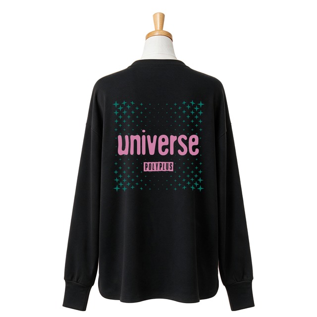 universe L/S T-shirt BLACK