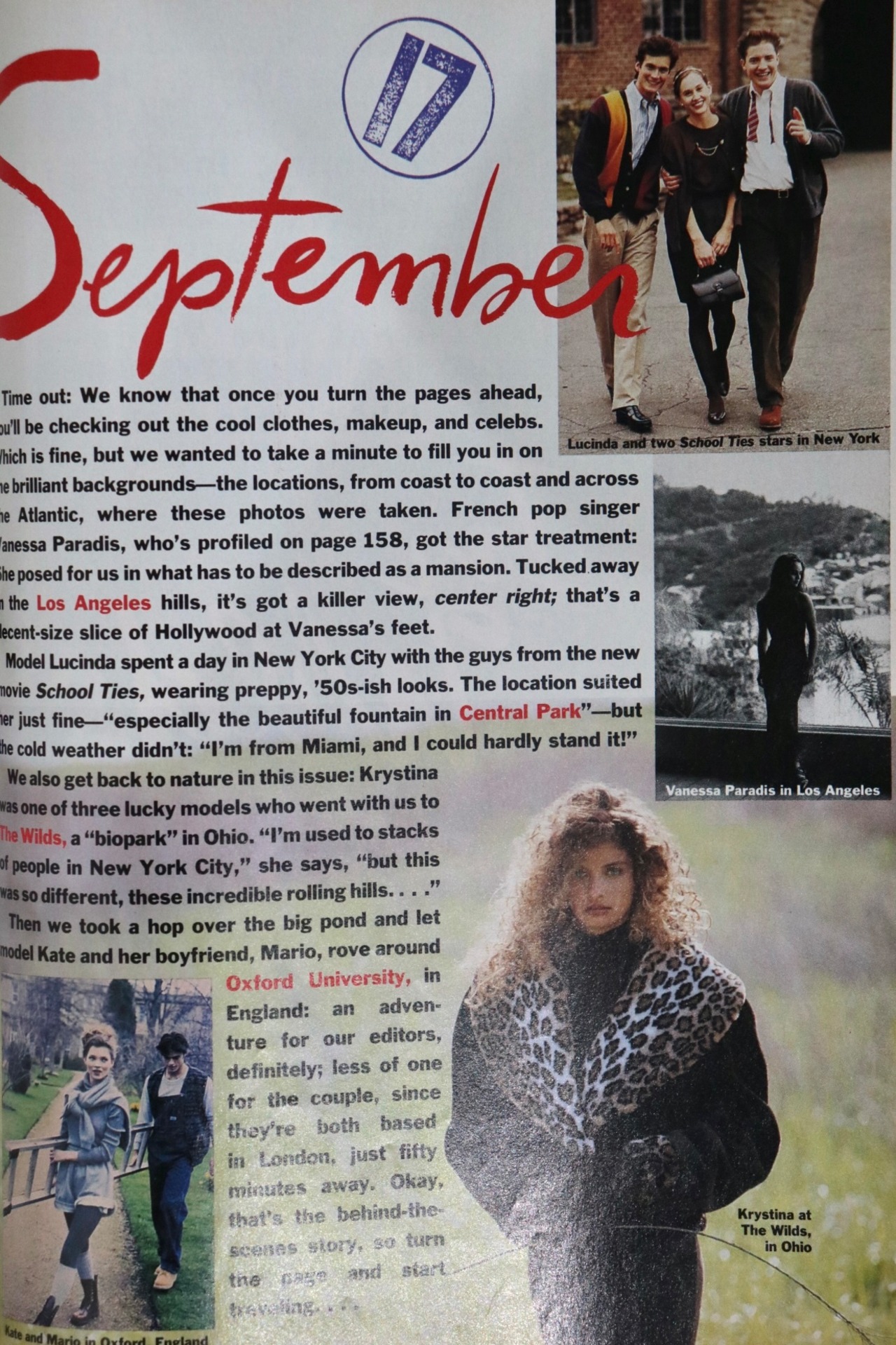 Seventeen September. 1992 "COLLEGE COOL"