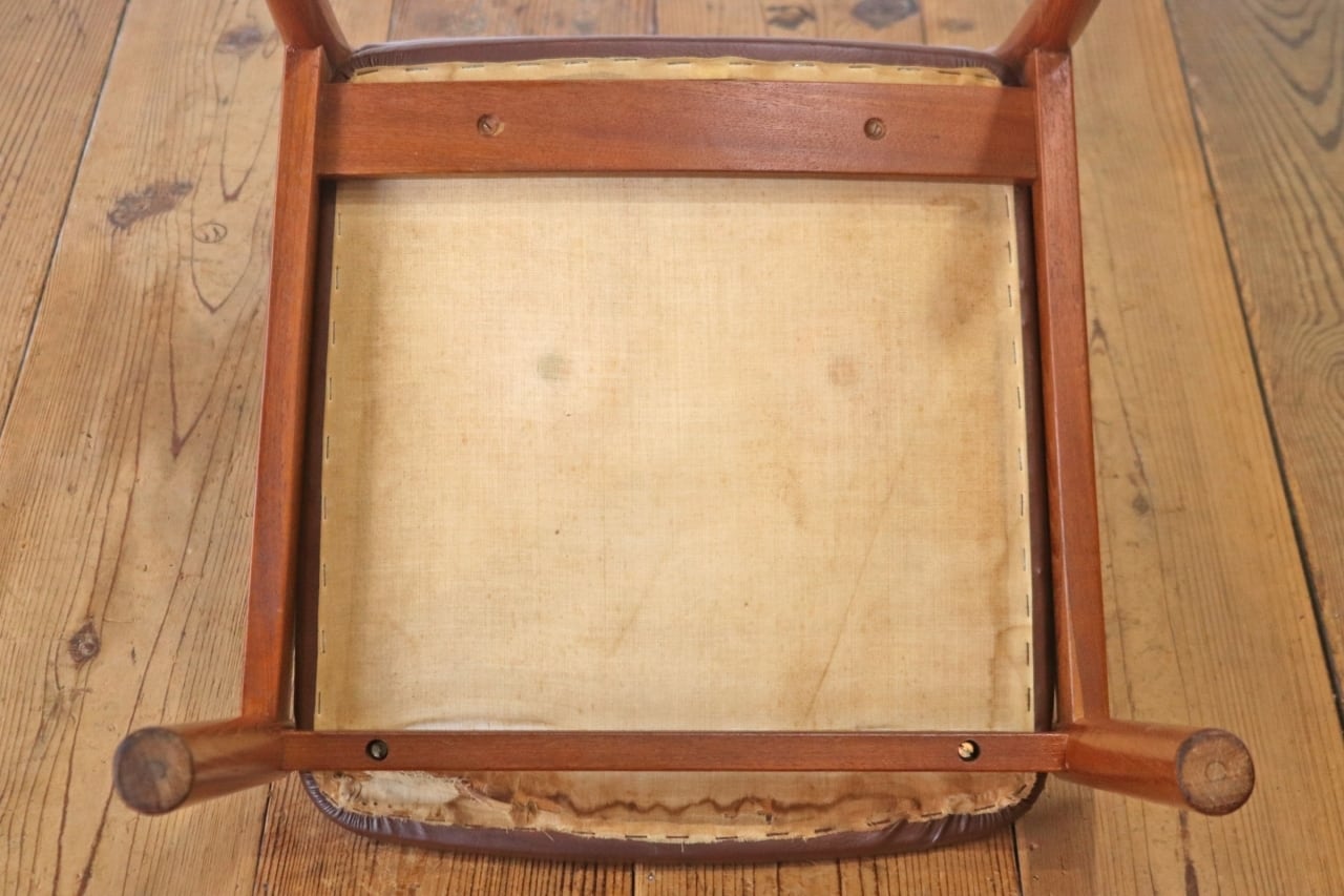 ヴィンテージ 山口木材工芸 チーク材 ダイニングチェア 椅子 低座