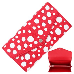 New LOUIS VUITTON ルイヴィトン LV × YK ポルトフォイユサラNM モノグラムアンプラント インフィニティドット ルージュブロン 長財布 二つ折り 新品