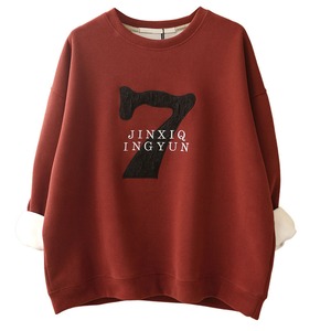 レギュラー丈 長袖 レギュラー袖 ラウンドネック 刺繍 綿 コットン シンプル カジュアル お洒落 ラフ メンズライク ボーイッシュ ルーズ 抜け感 柄 アルファベット 秋 冬 誕生日 クリスマス バレンタイン 10代 20代 30代 40代 50代 女性用 ママ 通勤 学生 通学 デート お出かけ 公園デビュー 女子会 お泊まり 休日 運動 ヨガ アウトドア イベント リゾート 旅行 ショッピング ファッション 楽ちん プレゼント 安い 韓国風 ワンサイズ 紺 赤 茶色 グレー ベージュ カーキ