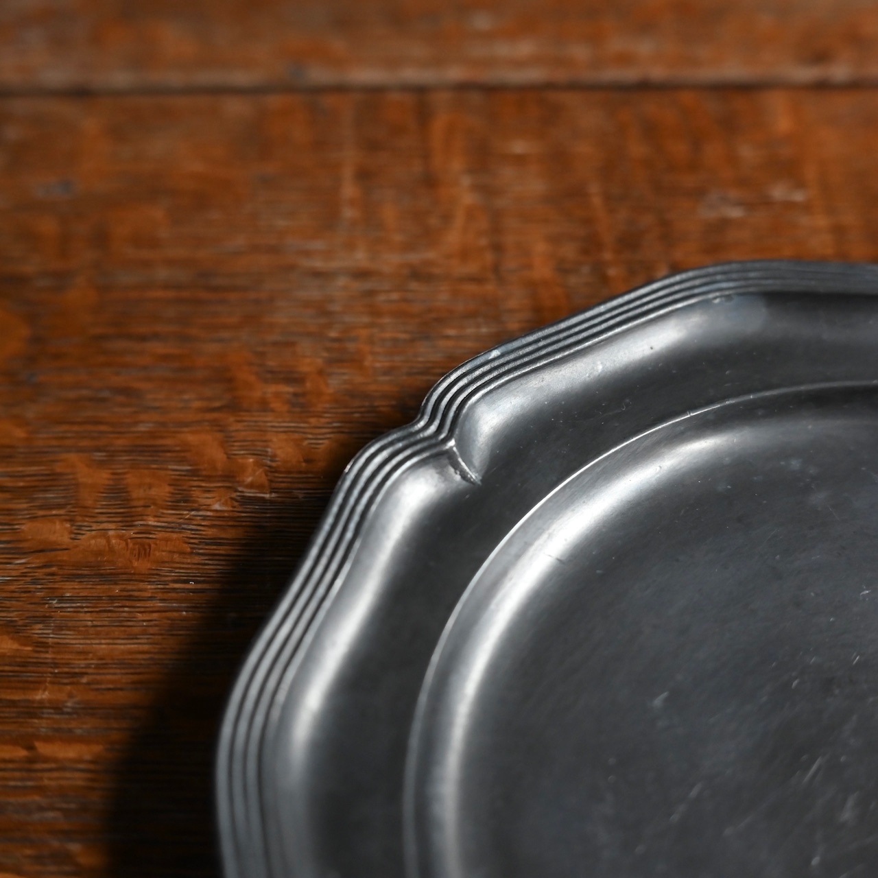 Pewter Plate / ピューター プレート 〈 お皿・エタン・収納・店舗什器・食器・アンティーク・ヴィンテージ 〉114021