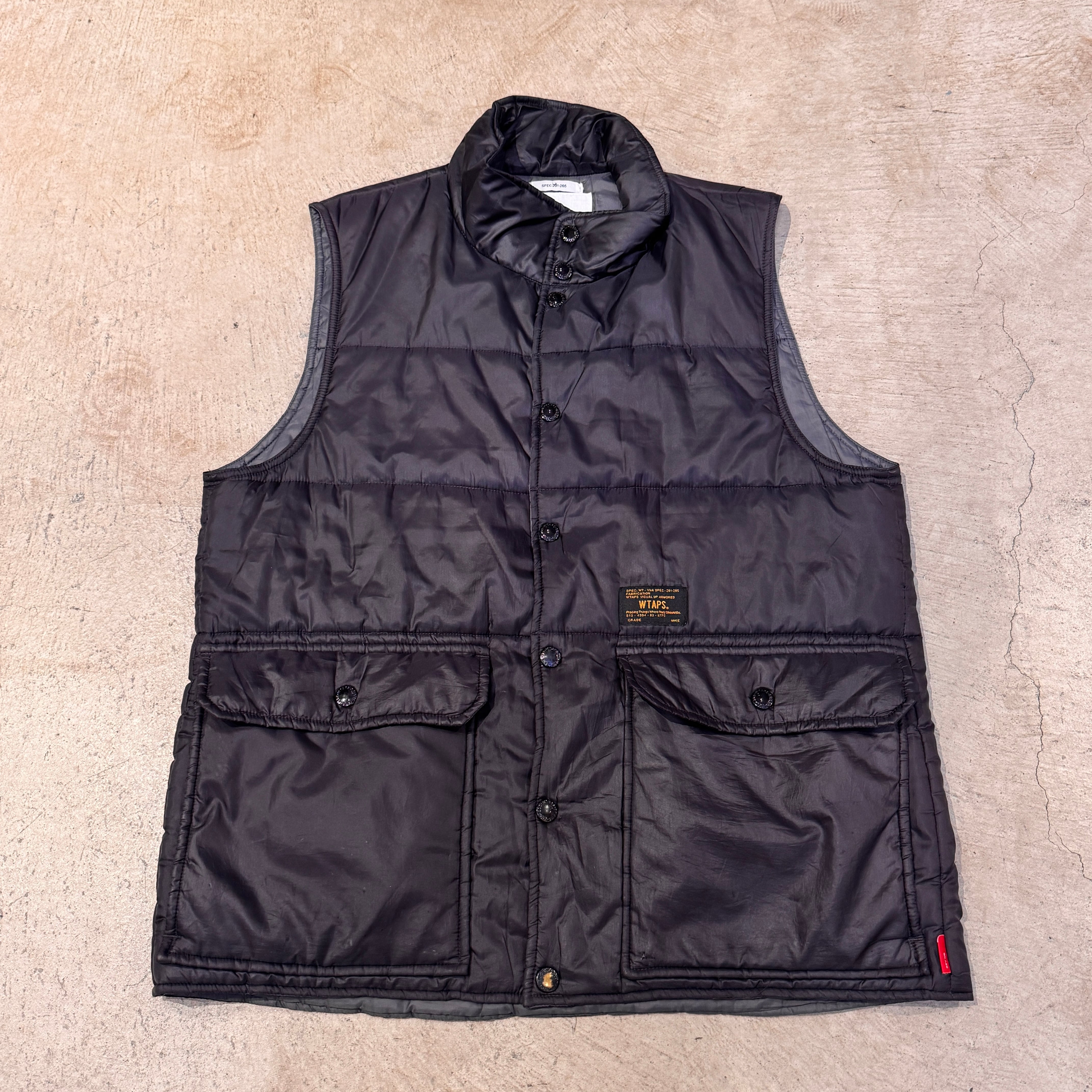 WTAPS NYLON VEST BLACK 