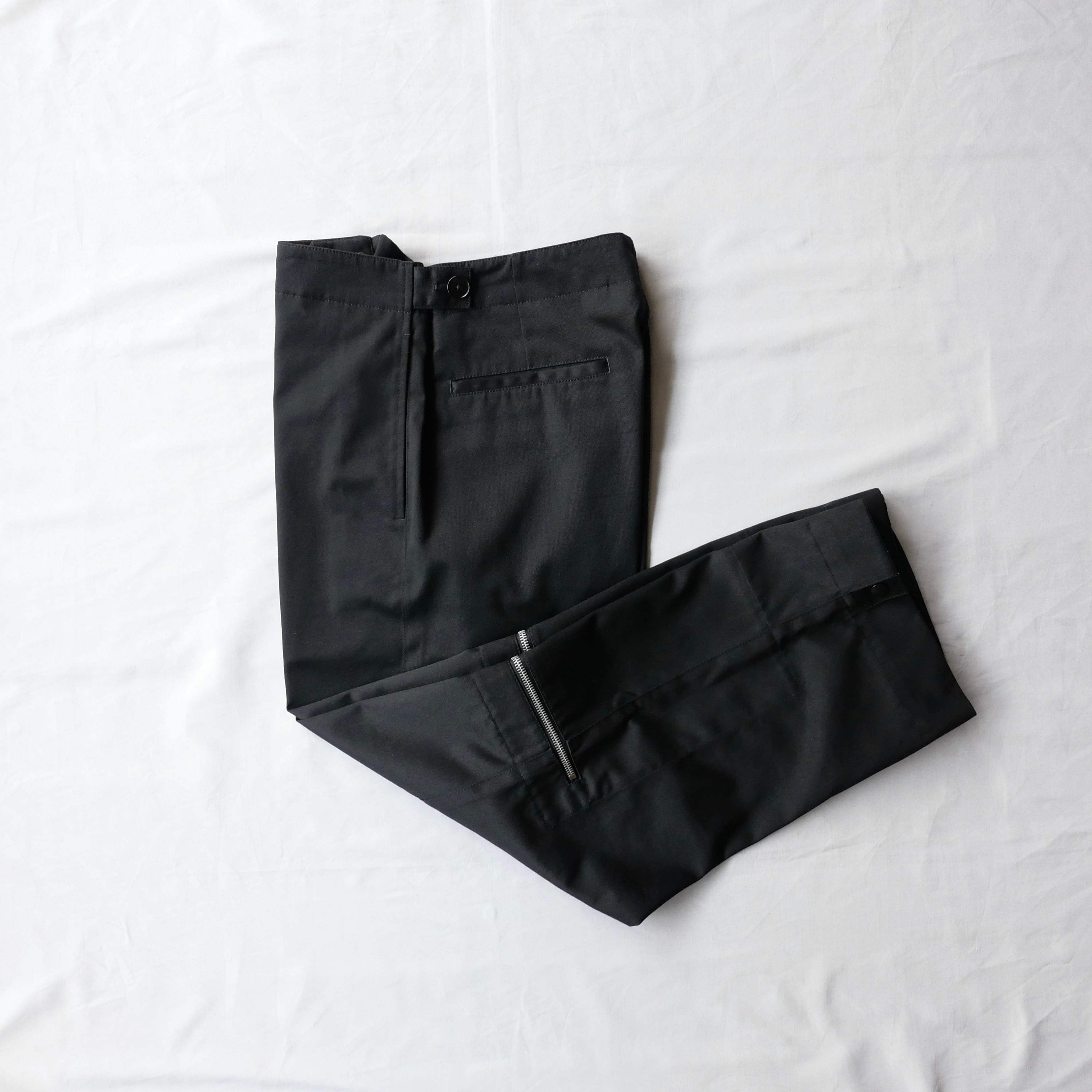 JIL SANDER 19AW COTTON ZIP TROUSERS | safarionline