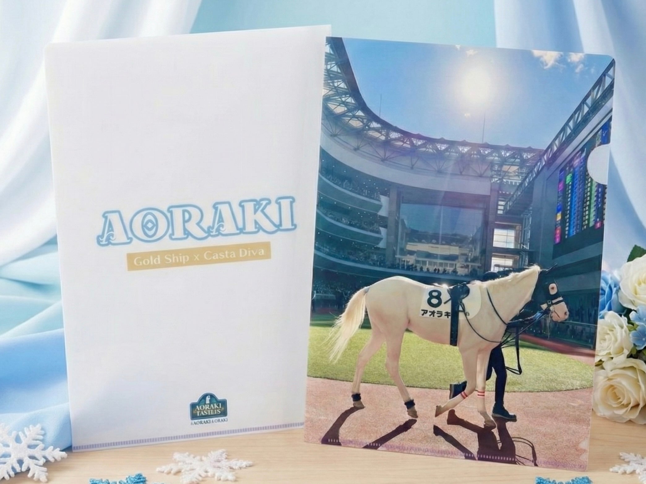 会員様 ラテ入り【6枚セット】クリアファイル＆ポストカード | Aoraki