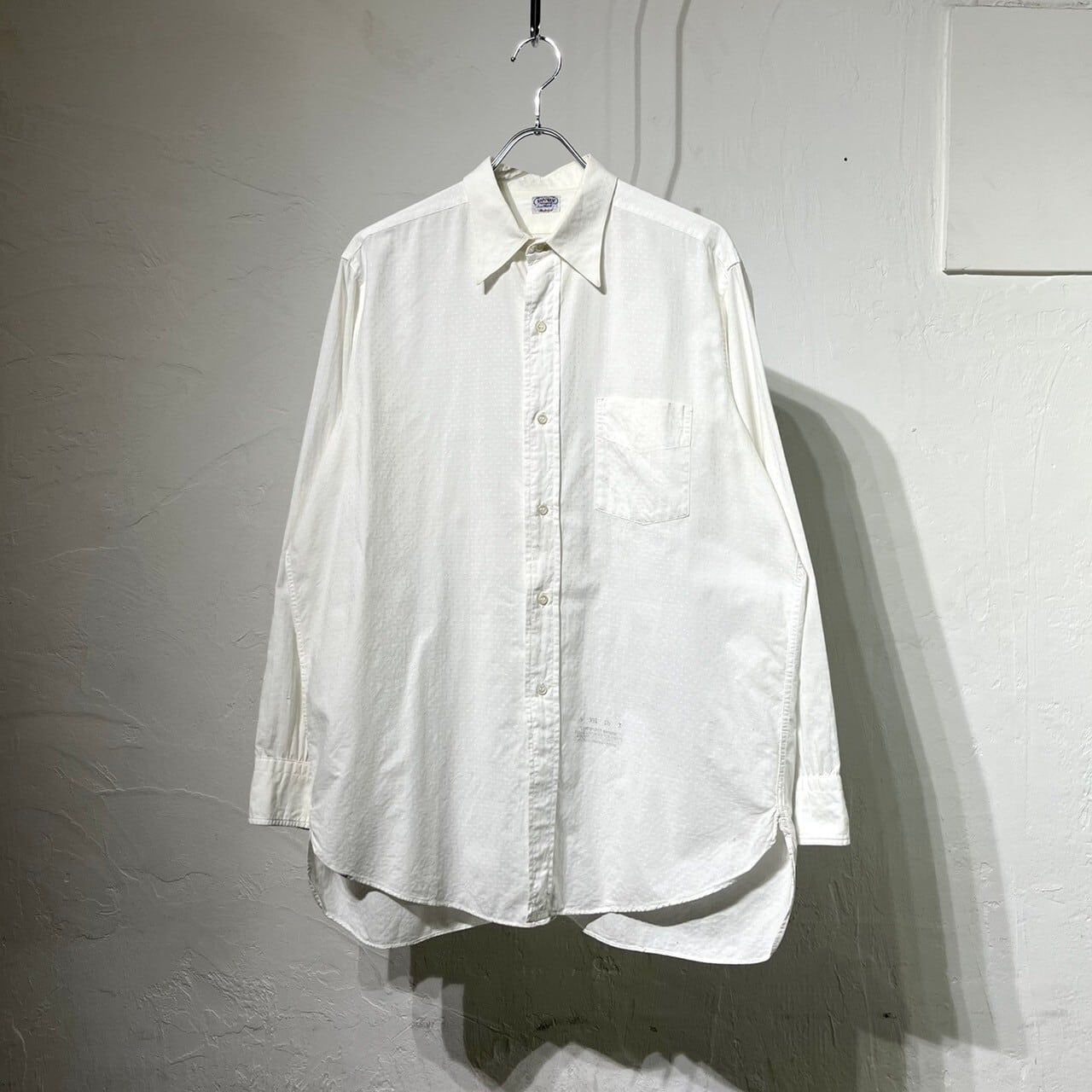 ~50s SHAPLEY Cotton Dress Shirt