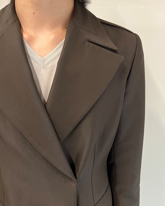 【1996/FW GUCCI by Tom Ford】peaked lapel tailored jacket