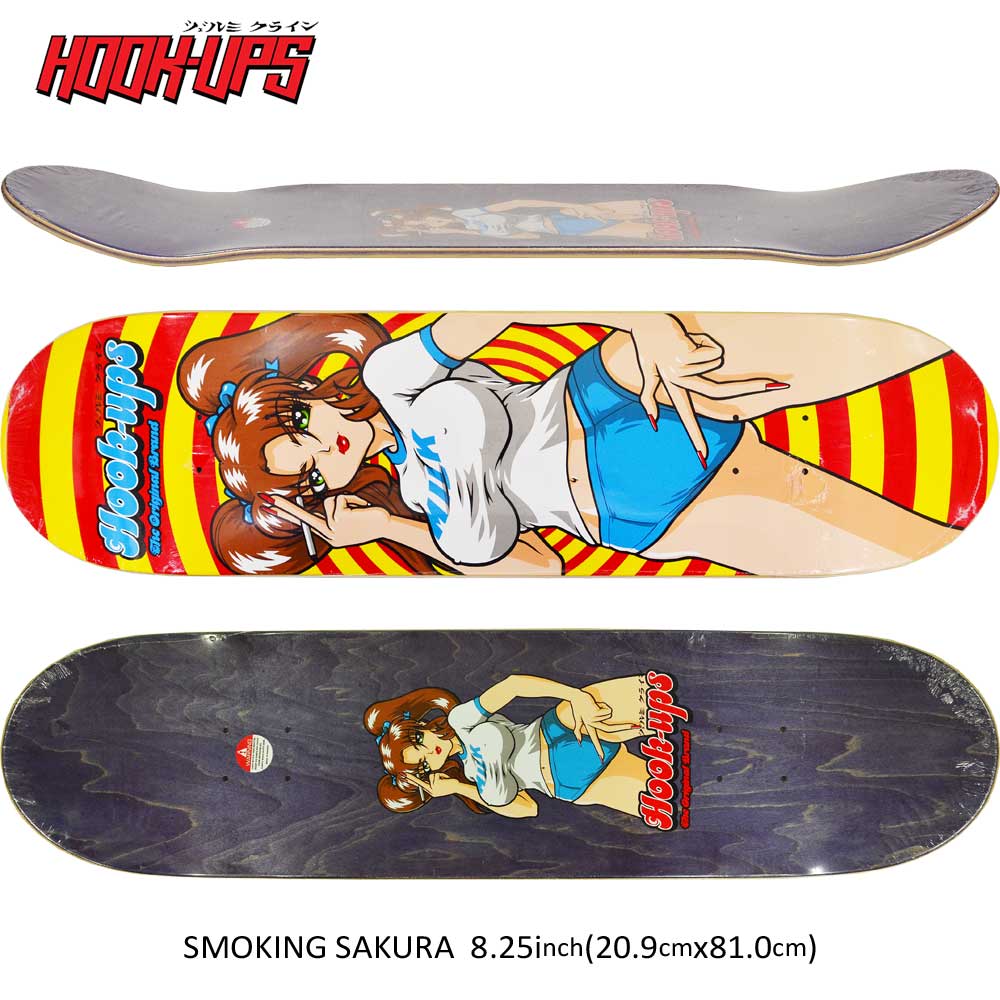 スケボー スケート デッキ スケートボードHOOK UPS フック アップ