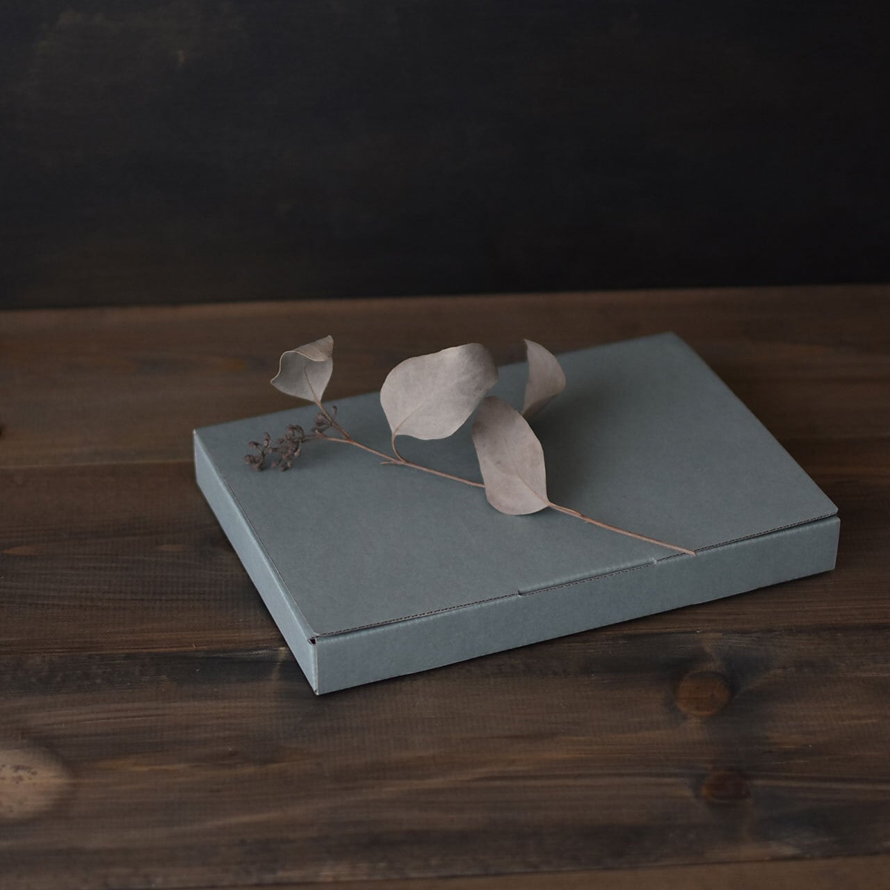 送料無料】 薄型段ボール箱 グレー 100枚 ネコポス クリックポスト対応