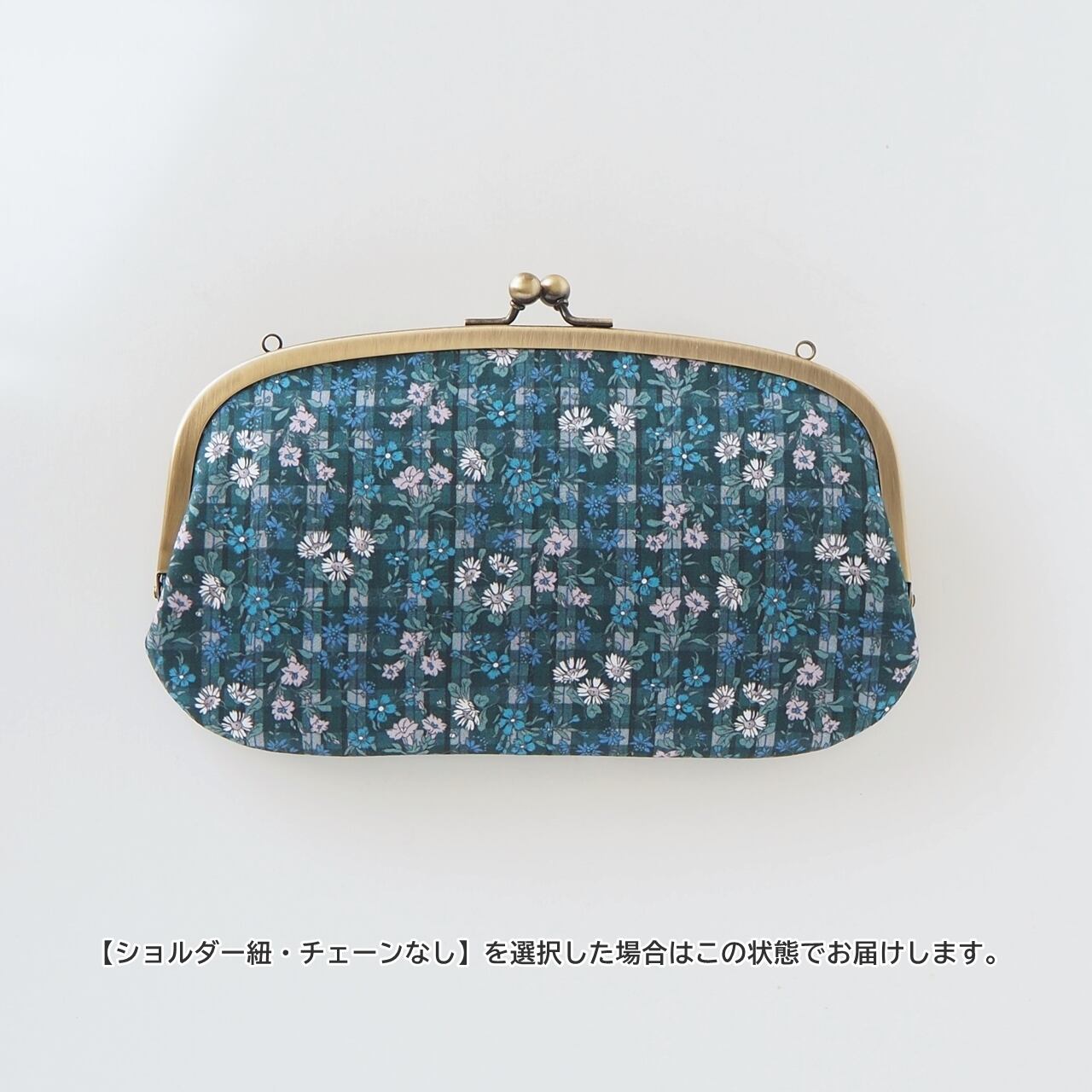 □リバティの親子がま口お財布ショルダー / マリアチェック