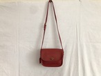 AMERICA 1990’s OLD COACH “Red Leather” Shoulder bag