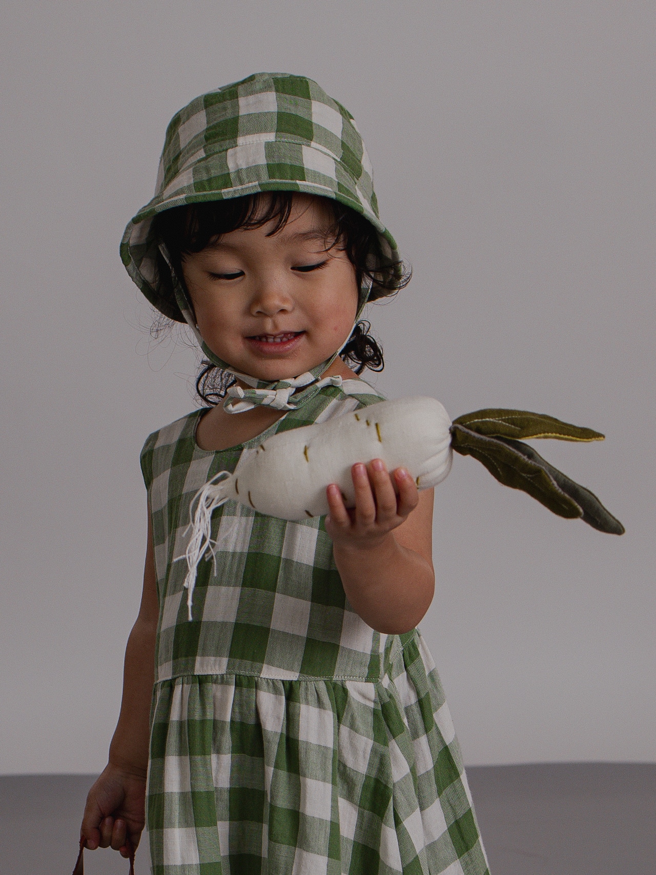 【即納】ORGANIC ZOO / Dill Gingham Sleeveless Dress