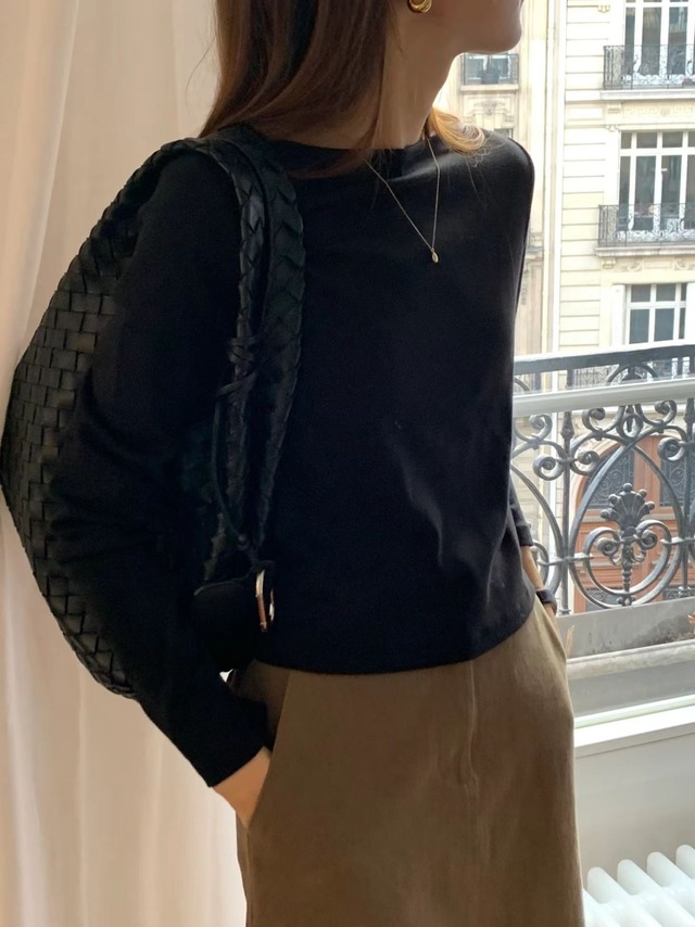 (OUNCE) clean long tee / 2color