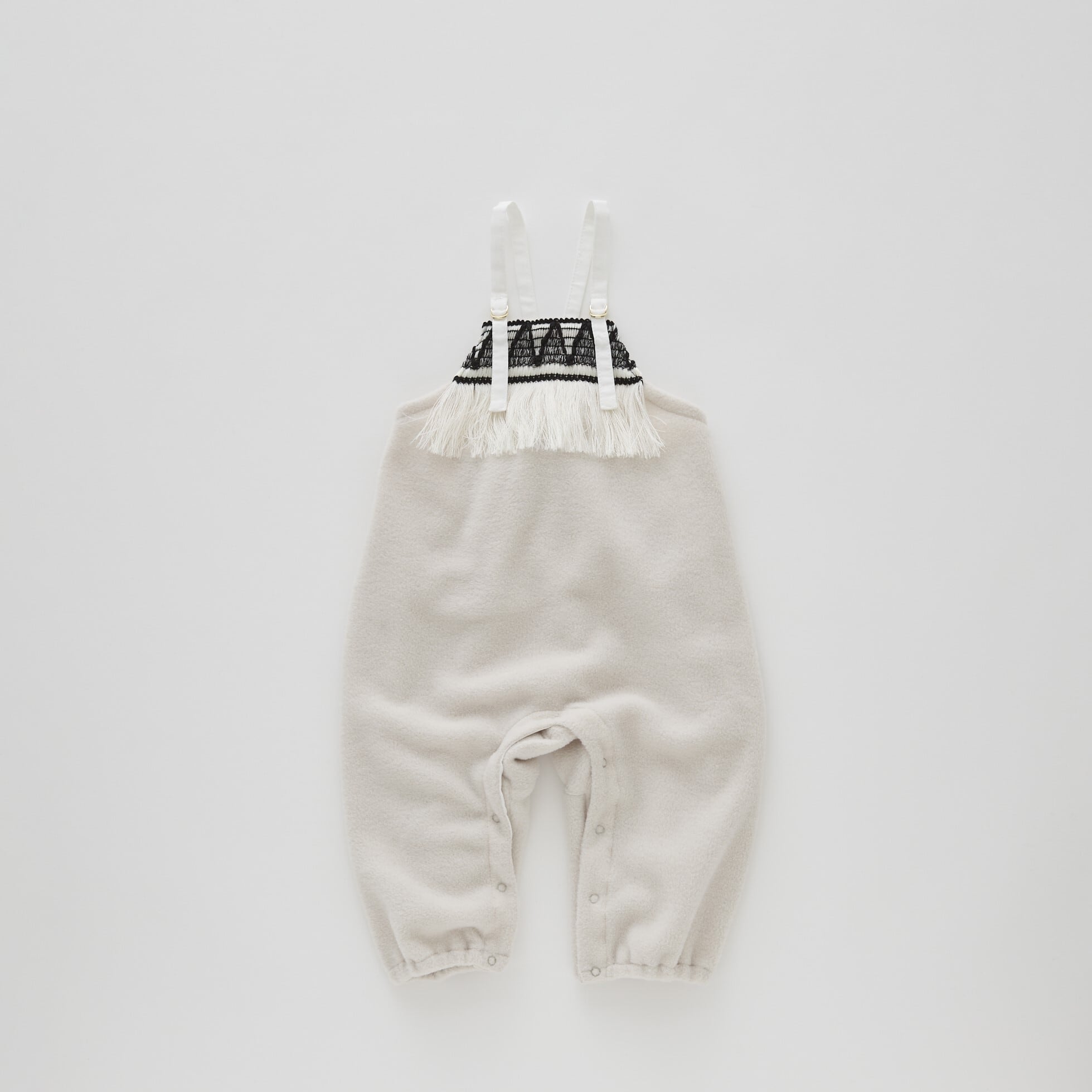 Zigzag Rompers / White