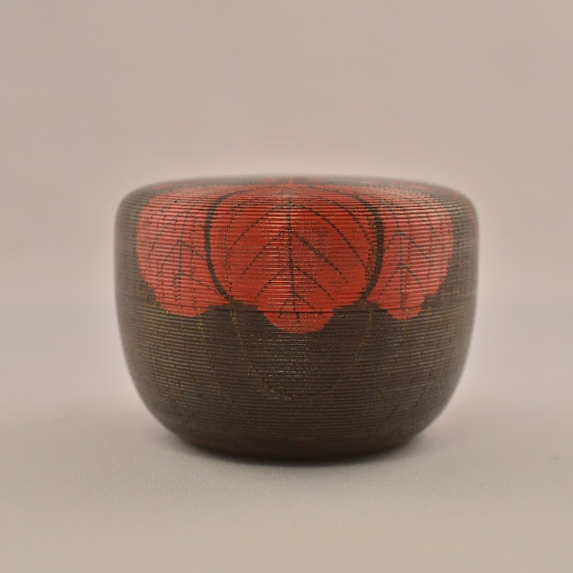 茶道具棗加賀蒔絵師高橋正良作鵬雲斎好寿輪棗金箔漆器 茶道具棗加賀蒔絵師高橋正良作鵬雲斎好寿輪棗金箔漆器