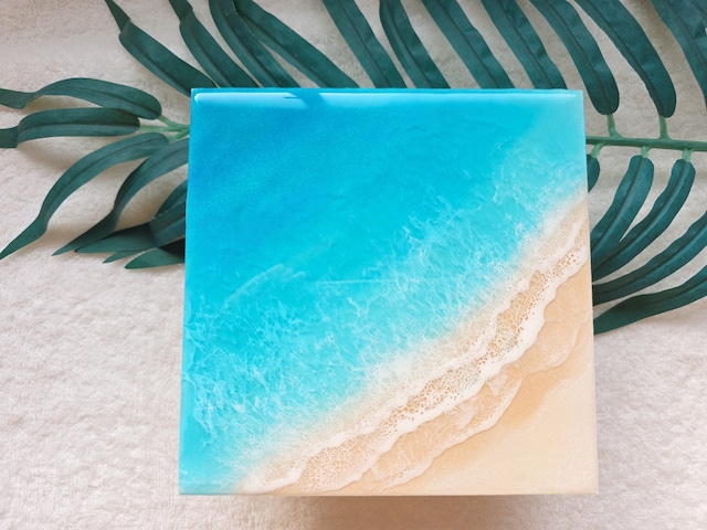 508.オーシャンレジンアート 15㎝パネル